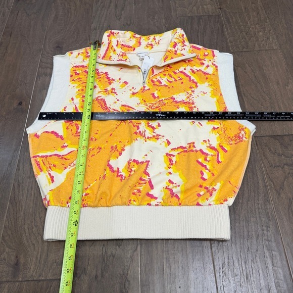 MAKING THE CUT Abstract‎ Print Sleeveless Quarter Zip Vest NWT Women's Small - Picture 6 of 8